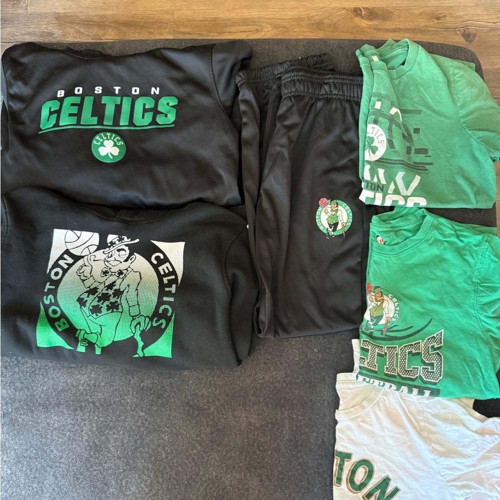 14/16 kids Boston Celtics Apparel Set **+read details**